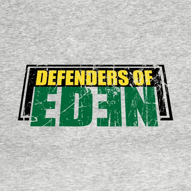 Defenders of Eden logo Distressed by Ideasfrommars